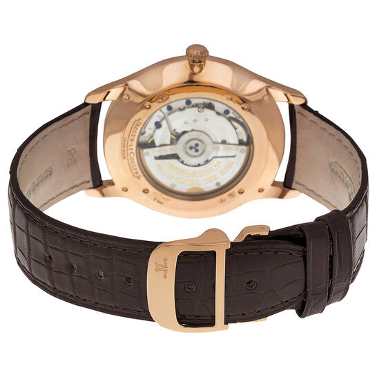 Jaeger LeCoultre Master Grande Ultra Thin Beige Dial Dark Brown Leather Men's Watch Item No. Q1352420