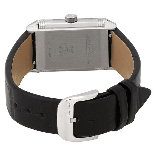 Jaeger LeCoultre Reverso Classic Silver Dial Ladies Leather Watch Item No. Q2608530