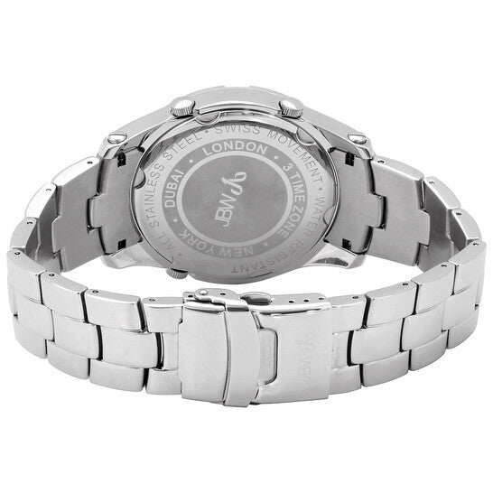 JBW Men's Jet Setter III 1.18 ctw Diamond Stainless Steel Watch Item No. J6348B