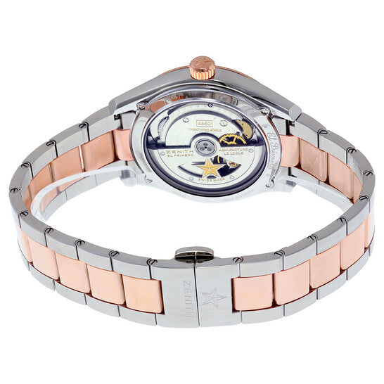 Zenith El Primero Espada White Dial Stainless Steel and 18kt Rose Gold Men's Watch Item No. 51.2170.4650/01.M2170