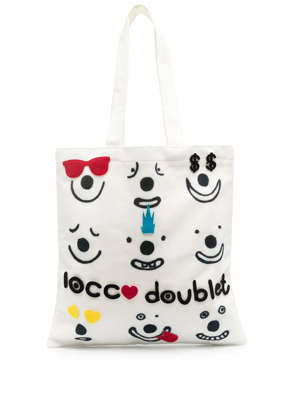 10 CORSO COMOSmile-print tote bag