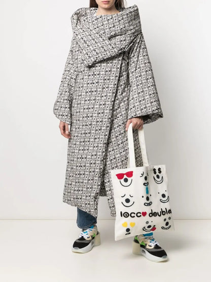 10 CORSO COMOSmile-print tote bag