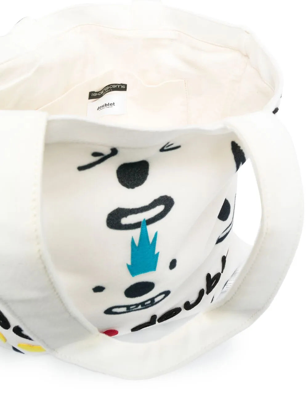 10 CORSO COMOSmile-print tote bag