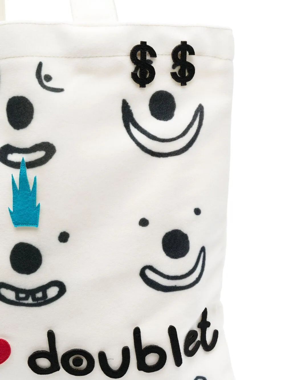 10 CORSO COMOSmile-print tote bag