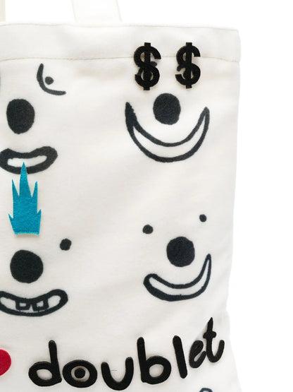 10 CORSO COMOSmile-print tote bag