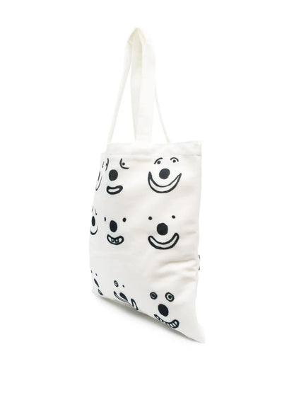 10 CORSO COMOSmile-print tote bag