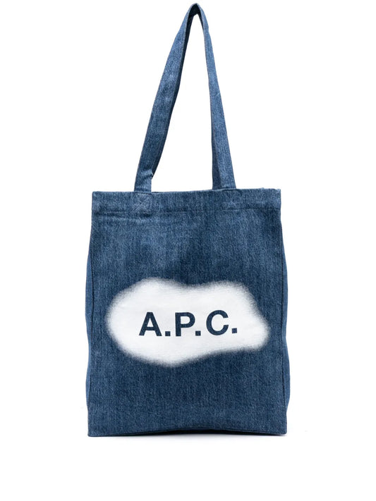 A.P.C. Lou denim tote bag