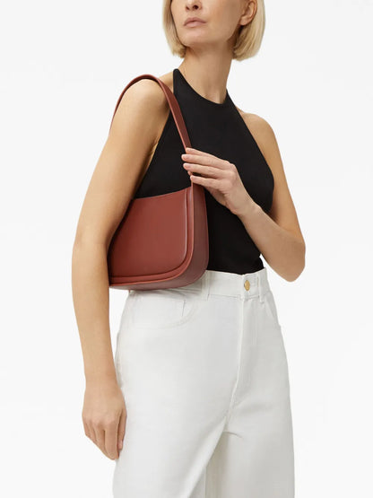 12 STOREEZcurved-corners leather mini bag