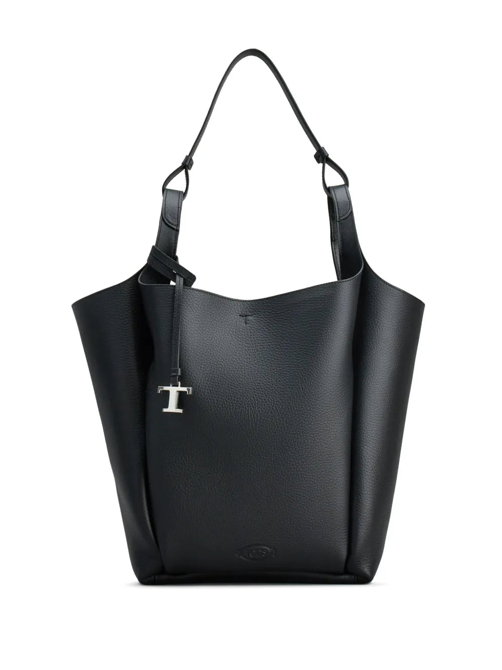 Tod's logo debossed leather tote bag