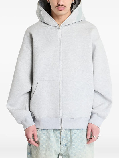 A BATHING APE® shark-pattern full zip hoodie