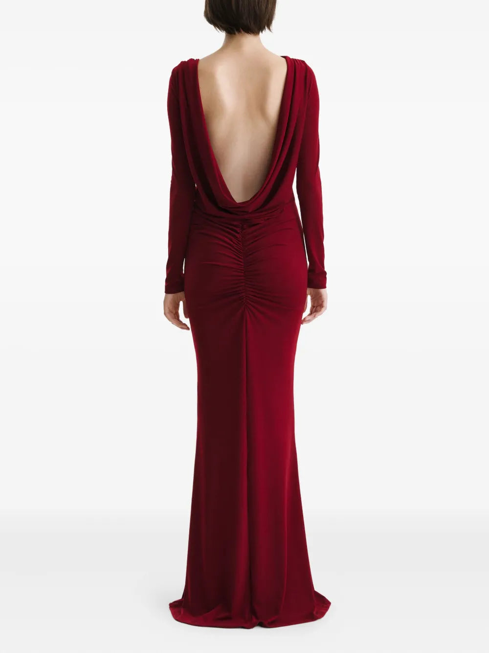 2310 STUDIO cowl-back maxi dress