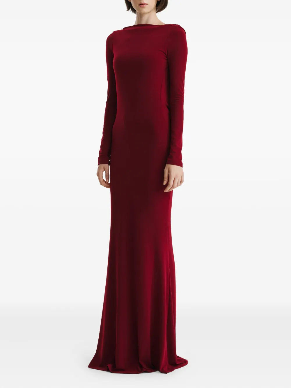 2310 STUDIO cowl-back maxi dress