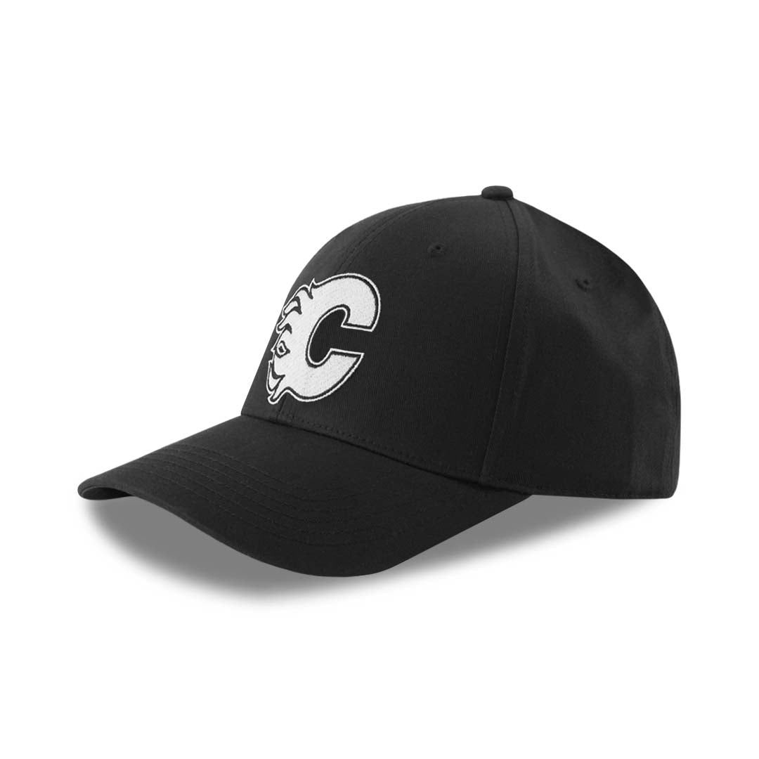 NHL - Men's Calgary Flames Flat Logo Hat (NHXX2KWMHDCC1PB 00BLK)