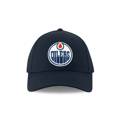 NHL - Men's Edmonton Oilers Flat Logo Hat (NHXX2KSMHDCC1PB 41NVY)