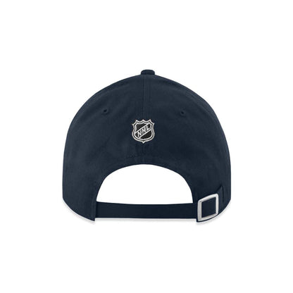 NHL - Men's Edmonton Oilers Flat Logo Hat (NHXX2KSMHDCC1PB 41NVY)