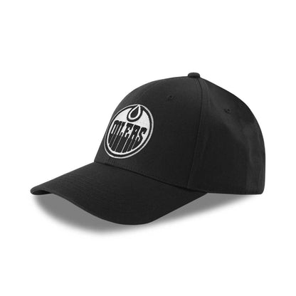 NHL - Men's Edmonton Oilers Flat Logo Hat (NHXX2KYMHDCC1PB 00BLK)