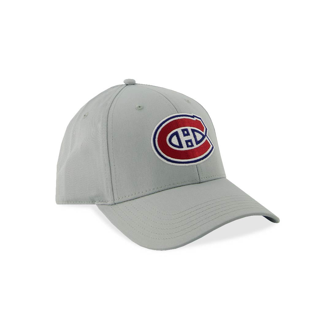 NHL - Men's Montreal Canadiens Flat Logo Hat (NHXX2KQMHDCC1PB 02GRY)