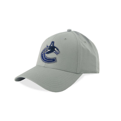 NHL - Men's Vancouver Canucks Flat Logo Hat (NHXX2KPMHDCC1PB 02GRY)