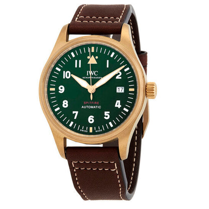 IWC Pilot Spitfire Automatic Green Dial Men's Watch  Item No. IW326802