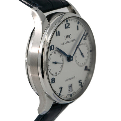IWC Portuguese Automatic Steel Blue Men's Watch  Item No. IW500107
