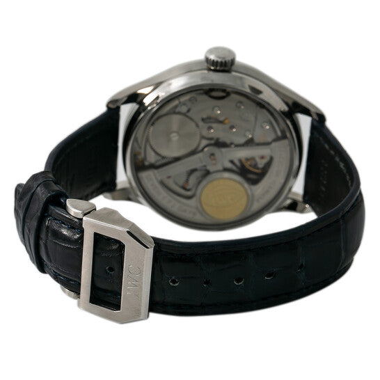 IWC Portuguese Automatic Steel Blue Men's Watch  Item No. IW500107