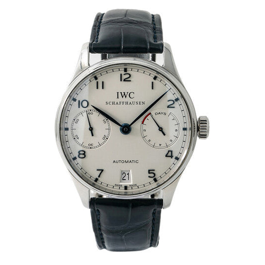 IWC Portuguese Automatic Steel Blue Men's Watch  Item No. IW500107