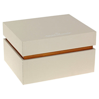 Jaeger LeCoultre Master Memovox Silver Dial 18kt Rose Gold Brown Leather Men's Watch  Item No. Q1412430