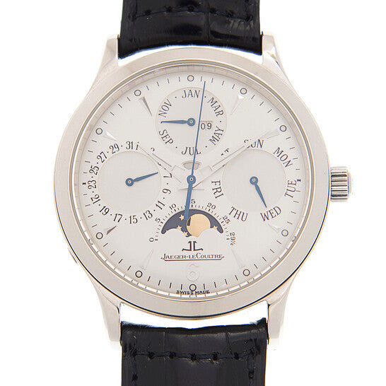 Jaeger LeCoultre Master Ultra Thin Perpetual Automatic Silver Dial Men's Watch  Item No. Q149842A