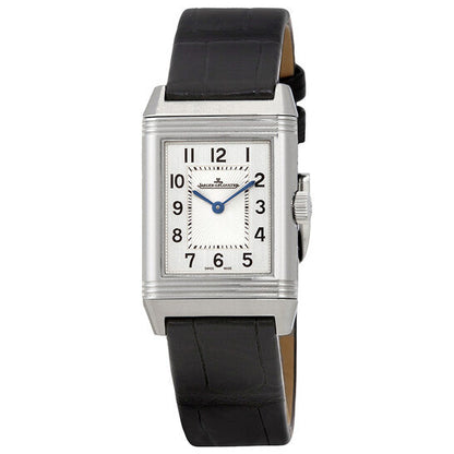 Jaeger LeCoultre Reverso Classic Silver Dial Ladies Leather Watch  Item No. Q2608530