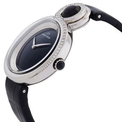 Jaquet Droz Lady 8 Blue Aventurine Quartz Dial Polished Stainless Steel Automatic Ladies Watch  Item No. J014500270