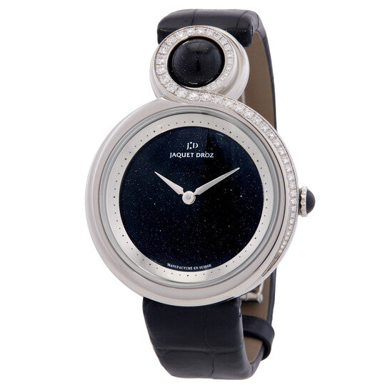 Jaquet Droz Lady 8 Blue Aventurine Quartz Dial Polished Stainless Steel Automatic Ladies Watch  Item No. J014500270