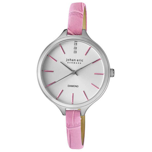 Johan Eric Herlev Slim White Dial Ladies Watch  Item No. JE2100-04-001.13