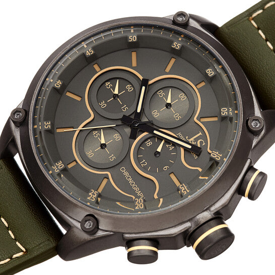 Joshua And Sons Chronograph Quartz Grey Dial Men's Watch  Item No. JX133GN