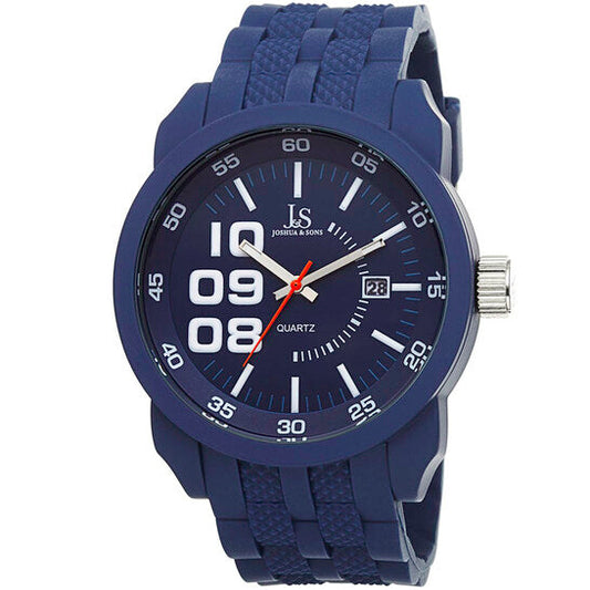 Joshua And Sons Classsic Quartz Blue Dial Men's Watch  Item No. JS63BU
