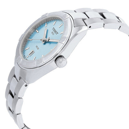 Tissot PR 100 Quartz Light Blue Dial Ladies Watch  Item No. T1019101135100