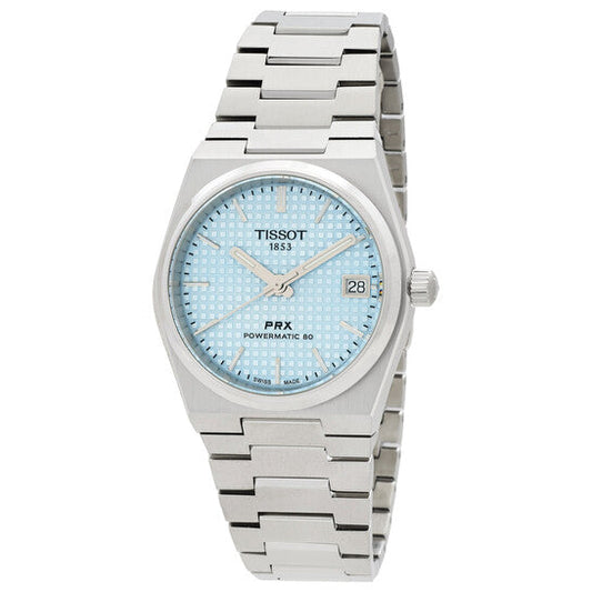 Tissot PRX Powermatic 80 Automatic Ice Blue Dial Ladies Watch  Item No. T1372071135100
