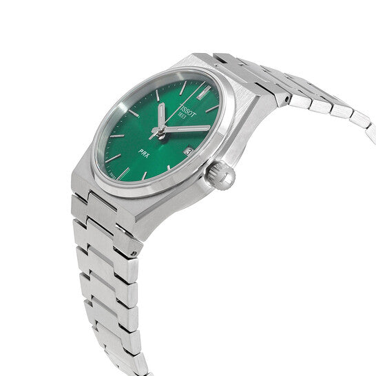 Tissot PRX Quartz Green Dial Unisex Watch  Item No. T1372101108100