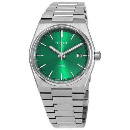 Tissot PRX Quartz Green Dial Unisex Watch  Item No. T1372101108100