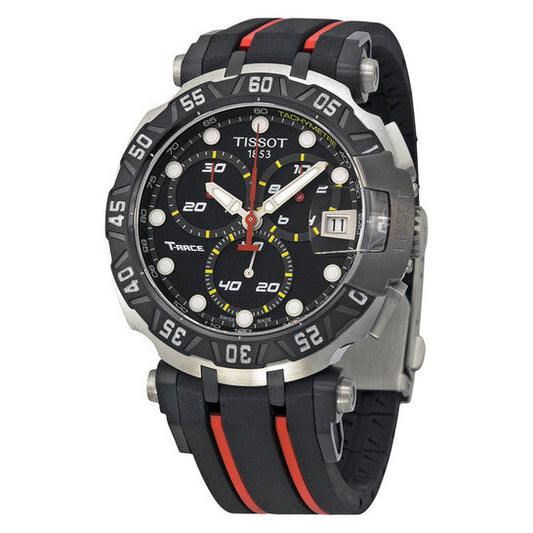 Tissot T-Race Stefan Bradl Chronograph Black Dial Men's Watch  Item No. T092.417.27.051.00