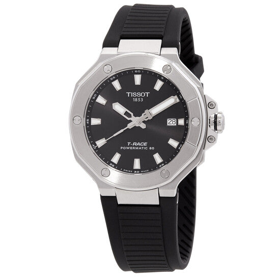 Tissot T-Race Powermatic 80 Automatic Black Dial Men's Watch  Item No. T1418071705100