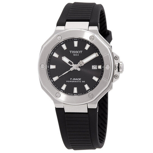 Tissot T-Race Powermatic 80 Automatic Black Dial Men's Watch  Item No. T1418071705100