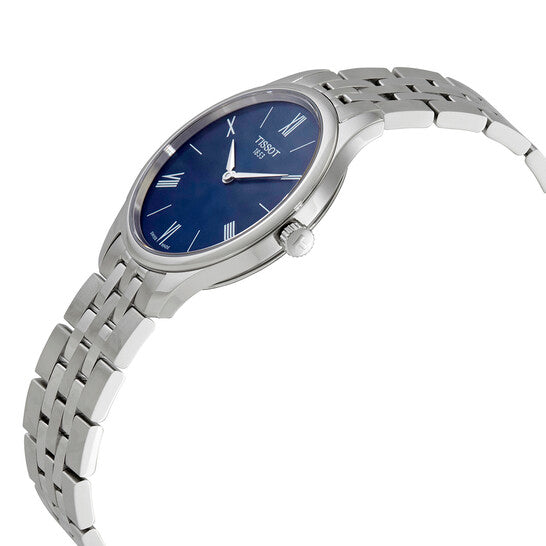Tissot Tradition 5.5 Quartz Blue Dial Ladies Watch  Item No. T063.209.11.048.00
