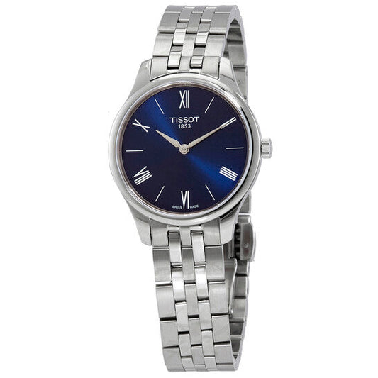 Tissot Tradition 5.5 Quartz Blue Dial Ladies Watch  Item No. T063.209.11.048.00