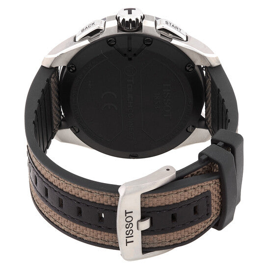 Tissot T-Touch Connect Solar Perpetual Alarm Chronograph GMT Quartz Analog-Digital Black Dial Men's Watch  Item No. T121.420.47.051.07