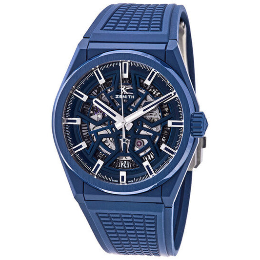 Zenith DEFY Classic Automatic Blue Skeleton Dial Men's Watch  Item No. 49.9003.670/51.R793