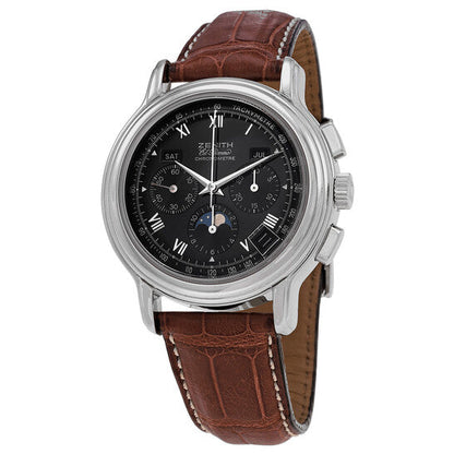 Zenith El Primero Chronomaster Chronograph Automatic Black Dial Watch  Item No. 01.0240.410/21GB