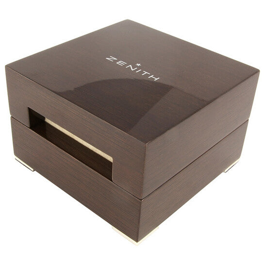 Zenith Black Dial Black Leather Vintage 1965 Men's Watch  Item No. 03.1965.670/91.C591