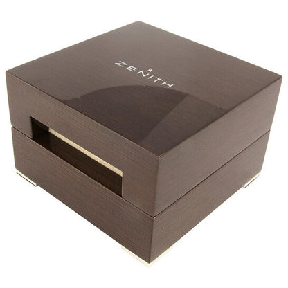 Zenith Black Dial Black Leather Vintage 1965 Men's Watch  Item No. 03.1965.670/91.C591