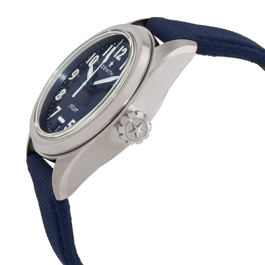 Zenith Pilot Automatic Blue Dial Men's Watch  Item No. 03.4000.3620/51.I003