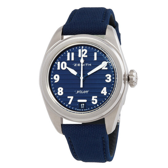 Zenith Pilot Automatic Blue Dial Men's Watch  Item No. 03.4000.3620/51.I003